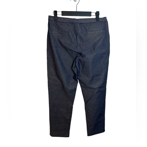 Hue Blue & Gold Pull On Ankle Pants - Picture 2 of 6